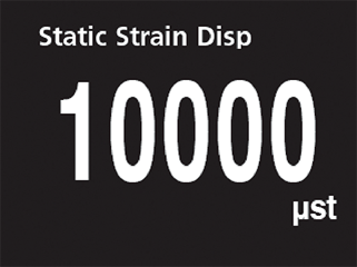 Static Strain Disp. Mode